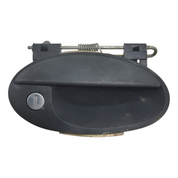 Macaneta Externa Dianteira Direita Chevrolet Celta 2001 2006 Preto Dianteira