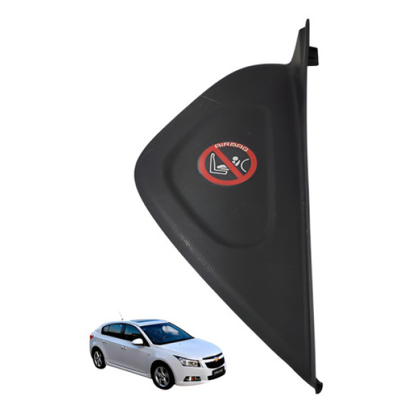 Acabamento Moldura Lateral Painel Gm Cruze 2012 2015 Preto Listras