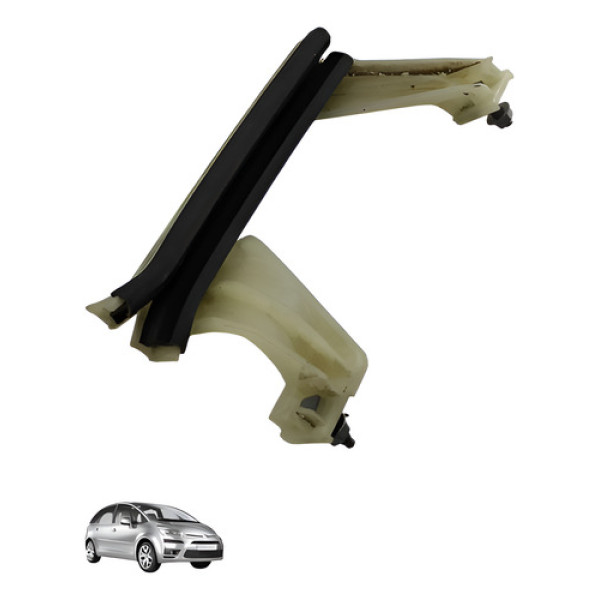 Guia Vidro Porta Dianteira Esquerda C4 Picasso 2011 Preto