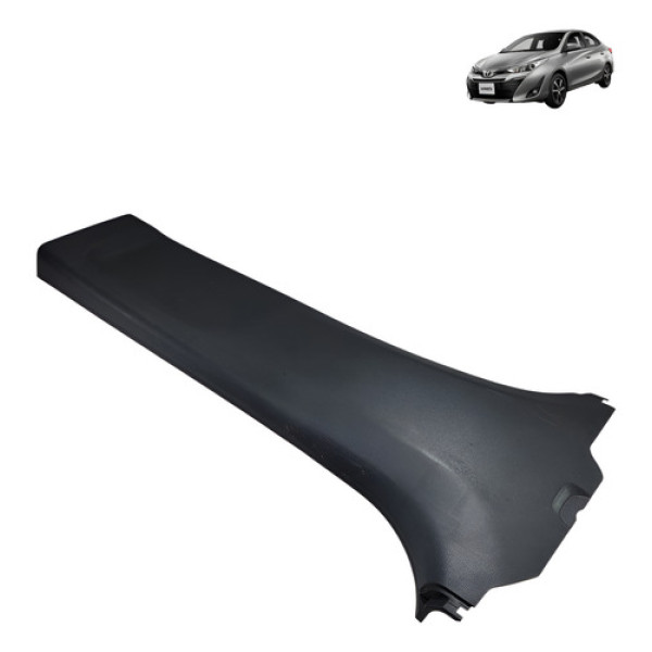 Moldura Inferior Coluna Central  Esquerda Yaris 2019 2020