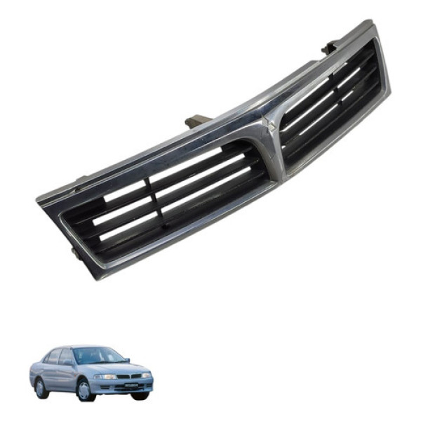 Grade Dianteira Radiador Mitsubishi Lancer 1.6 1997 Usado Preto Fosco