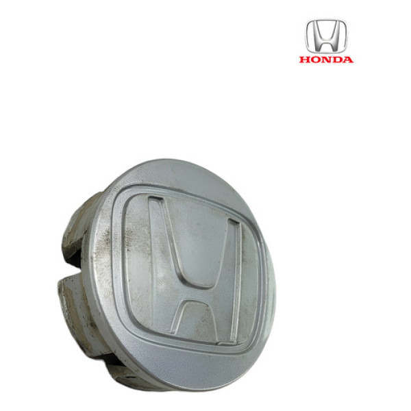 Calota Miolo Central Roda Honda Fit 2015 2017  Prateado