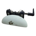Macaneta Externa Traseira Esquerda Peugeot 206 2006 2010 Branco Traseira