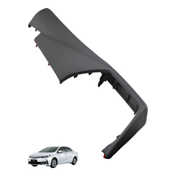 Acabamento Moldura Painel Toyota Corolla 2020 2023 Cinza-escuro