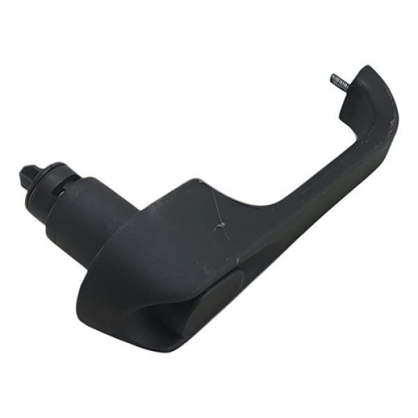 Macaneta Externa Traseira Esquerda Fiat Uno 1999 2001 Preto Dianteira