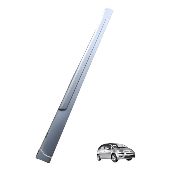 Spoiler Saia Lateral Direita C4 Picasso 2011 2012 Preto