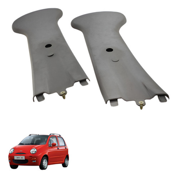 Acabamento Coluna Central Chery Qq 2011 2012 Preto