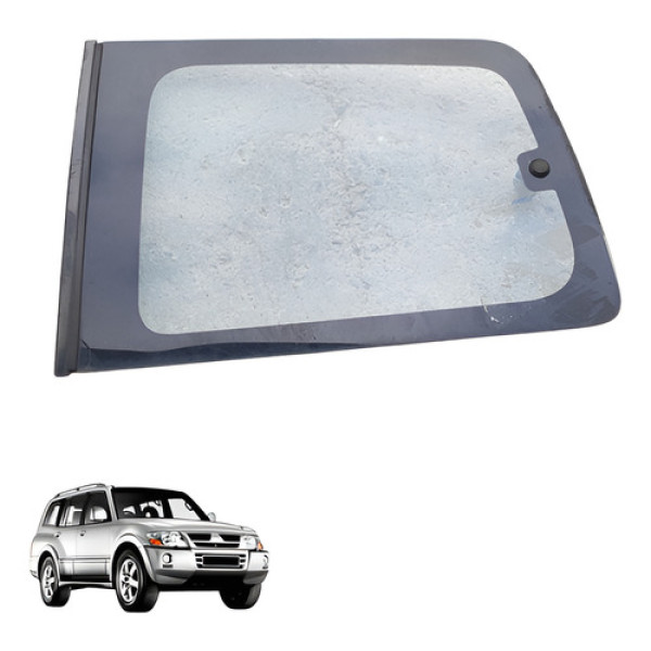 Vidro Fixo Traseiro Esquerdo Mitsubishi Pajero 2003 Usado