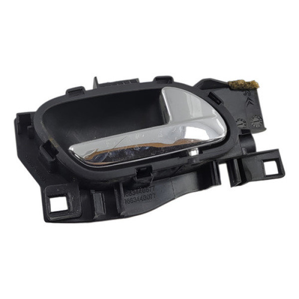 Macaneta Interna Dianteira Direita Citroen C3 2012 2021 Preto Dianteira/traseira