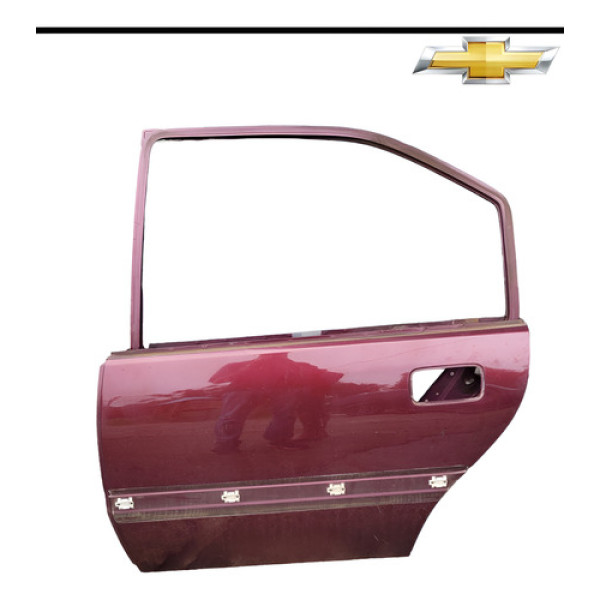Porta Omega 1992 1998 Traseira Esquerda  Traseira Esquerdo Vermelho