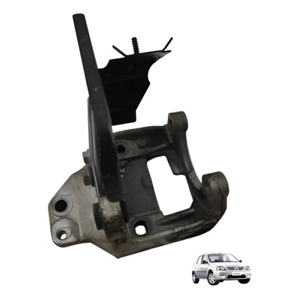 Suporte Bomba Direcao Hidraulica Renault Logan 2010 2011 Preto