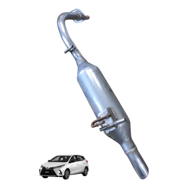 Escapamento Silencioso Toyota Yaris 2019 2021