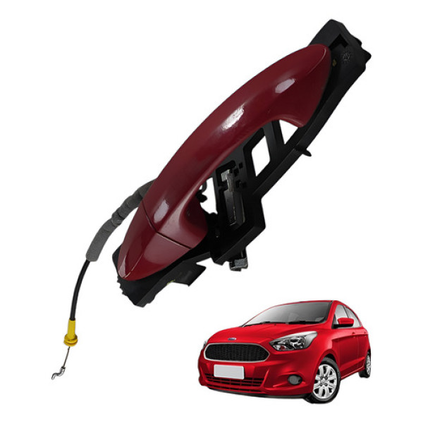 Macaneta Traseira Esquerda Ford Ka 2016 2021 Usado Traseira
