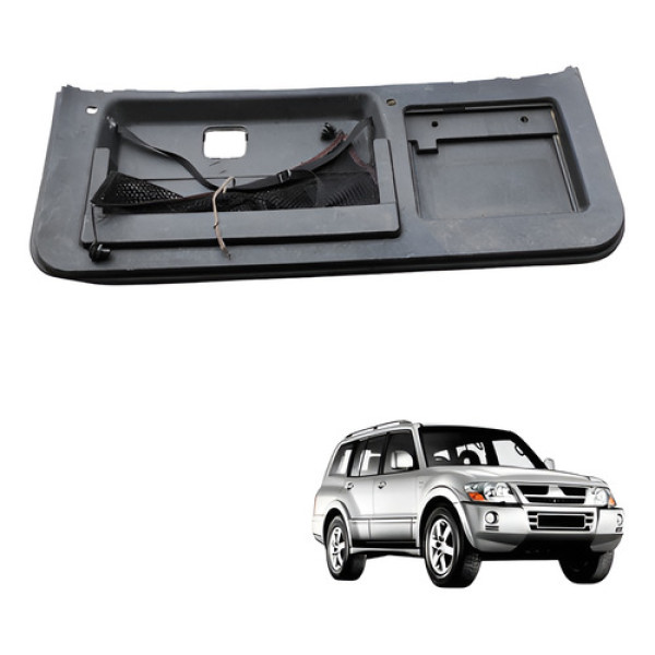 Acabamento Tampa Traseira  Mitsubishi Pajero 2003 Preto