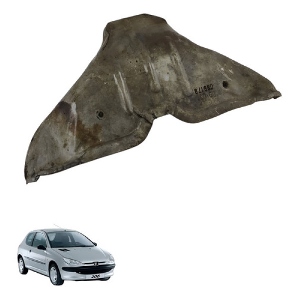 Defletor Protetor Coletor Escape Peugeot 206 2006 2007