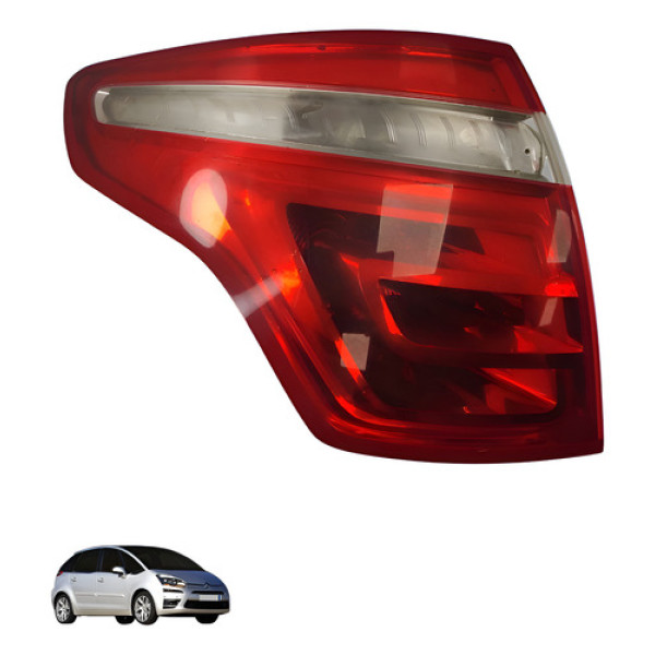 Lanterna Luz Traseira Esquerda Citroen C4 2010 2011 Direito/passageiro Cinza