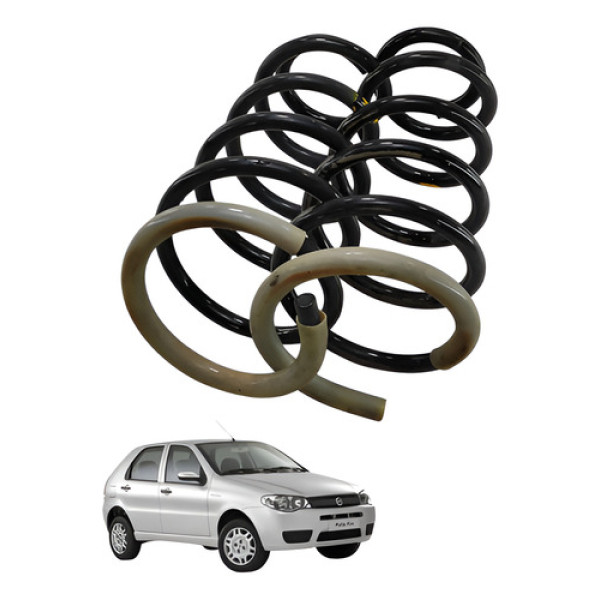 Par Mola Suspensao Traseira Fiat Palio 2007 2008