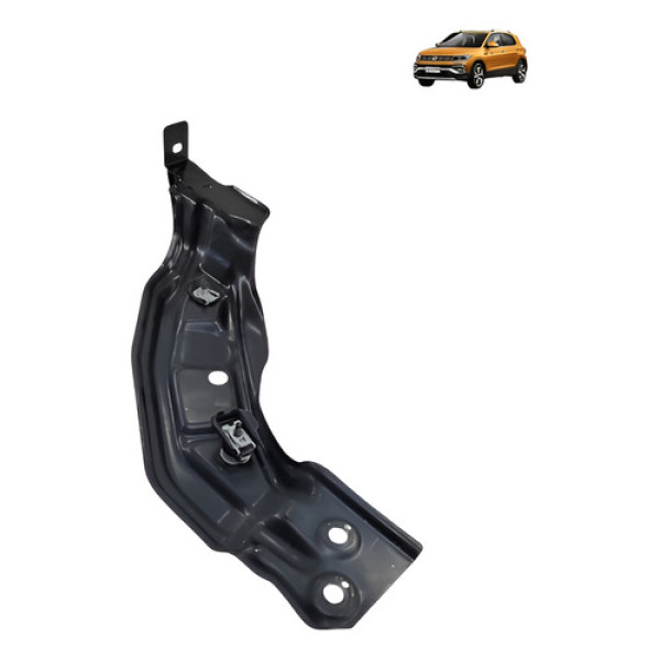 Suporte Tirante Radiador Volkswagen Tcross 2021 2022 Preto