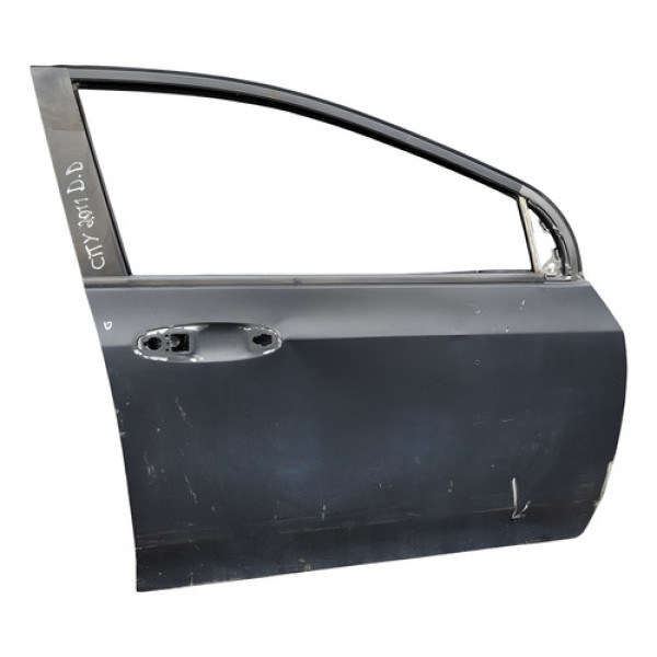 Porta Lateral Dianteira Direita Honda City 2011 2014 Dianteira Direita Preto