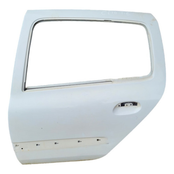 Porta Renault Clio 1998 2008 Traseira Esquerda  Traseira Esquerdo Branco