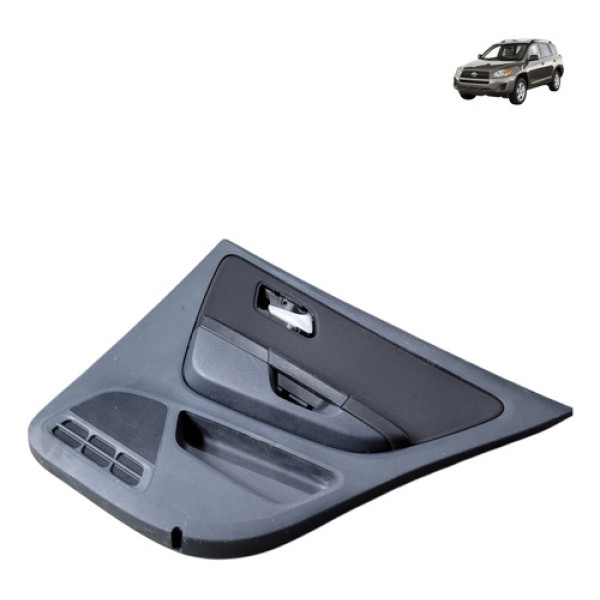 Forro Porta Traseira Direita Esquerda Toyota Rav4 2008 Usado Cinza-escuro