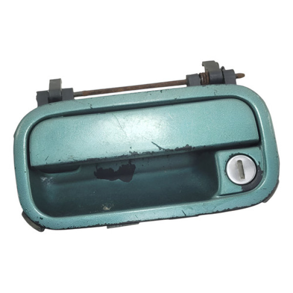 Macaneta Externa Dianteira Direita Chevrolet Corsa 1996 2001 Preto Dianteira