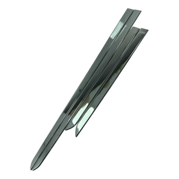 Kit Jogo Friso Lateral Cromado Fiat Grand Siena 2012