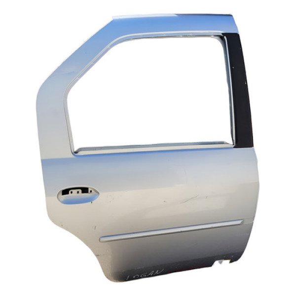 Porta Lateral Traseira Direita Renault Logan Traseira Direita Cinza