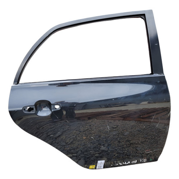 Porta Lateral Traseira Direita Toyota Corolla 2009 Traseira Direita Cinza
