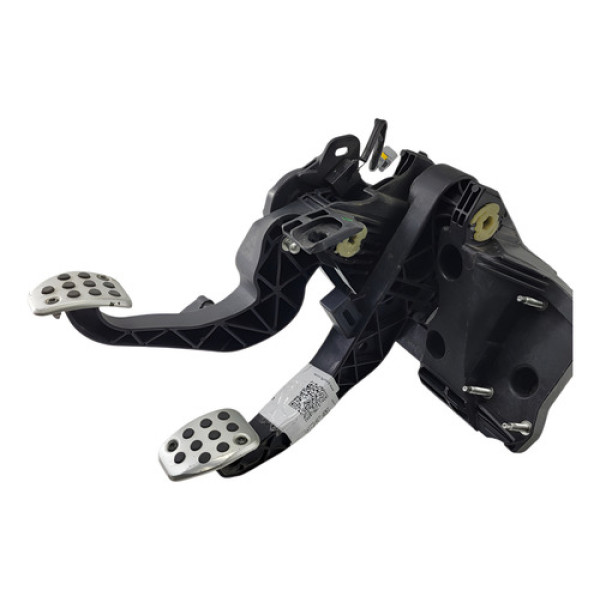 Pedaleira Pedal Freio Embreagem Citroen C3 2012 2013 Preto Preto