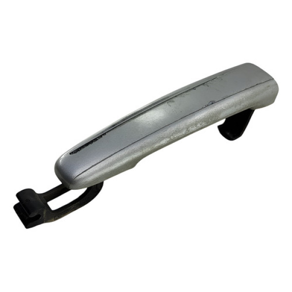 Macaneta Externa Porta Traseira Direita Peugeot 307 2007 Prateado Dianteira