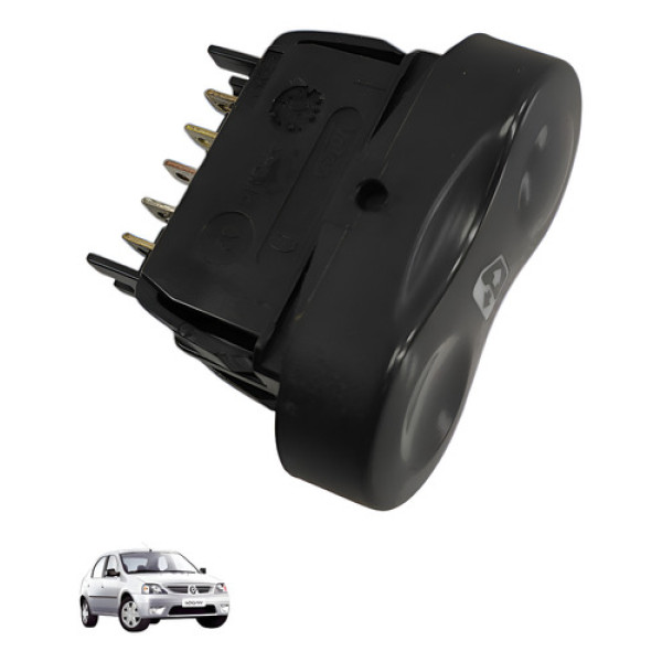 Botao Comando Vidro Eletrico Renault Logan 2010 2011