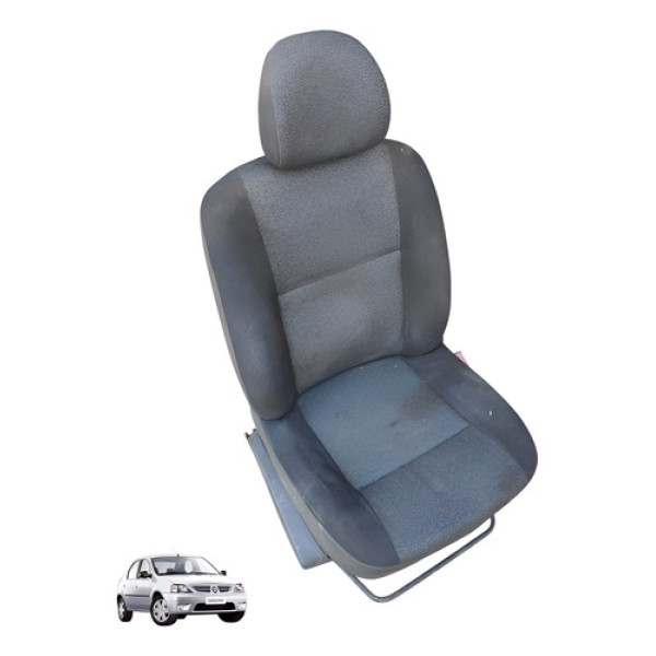 Banco Passageiro Dianteiro Direito Renault Logan 2010 2011 Preto