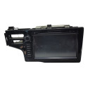 Central Multimídia Honda Fit Dvd Android Gps  2015 2021 Preto