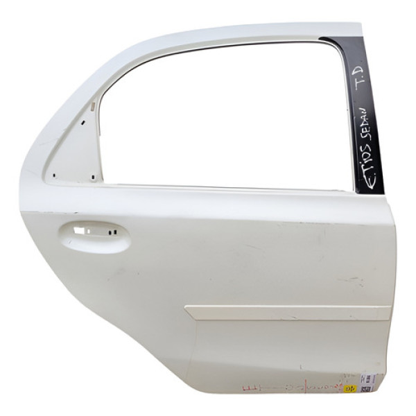 Porta Dobradica Traseira Direita Toyota Etios Sedan 2010 Traseira Direito Preto