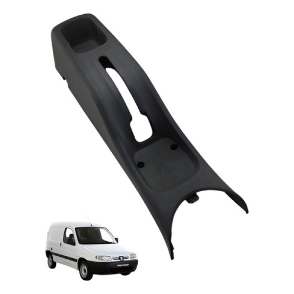 Console Moldura Central Peugeot Partner 1999 2001 Preto