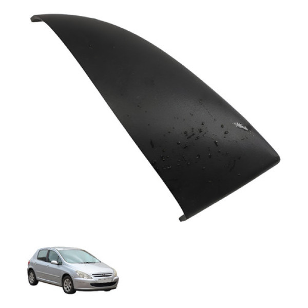 Moldura Interna Retrovisor Esquerdo Peugeot 307 2005 2006 Preto