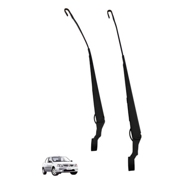 Par Haste Limpador Parabrisa Renault Logan 2010 2011 Direito