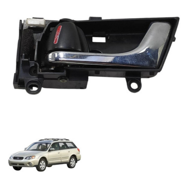 Macaneta Interna Dianteiro Esquerdo Outback 2006 2007 Usado Preto Dianteira/traseira