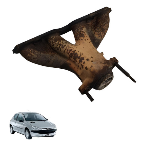 Coletor Escape Peugeot 206 1.0 16v 2006 2007