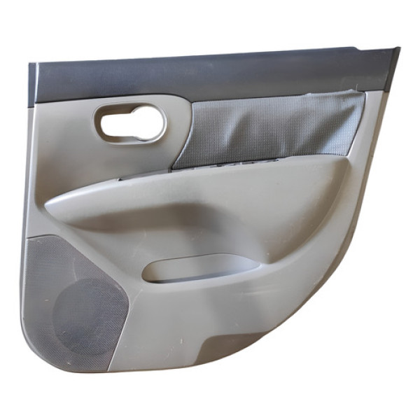 Forro Porta Traseira Direita Nissan Sentra 2007 2010 Cinza-escuro