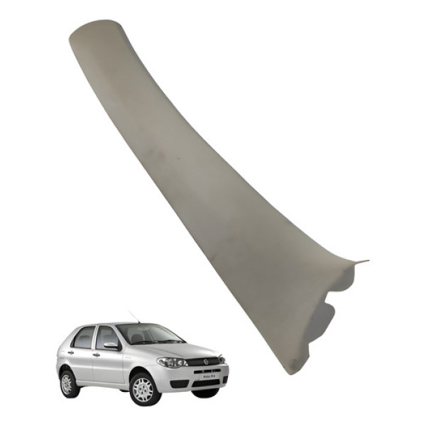 Moldura Parabrisa Direita  Fiat Palio 2007 2008 Usado Branco