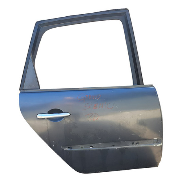 Porta Traseira Direita Renault Grand Scenic 2009 Traseira Direita Preto