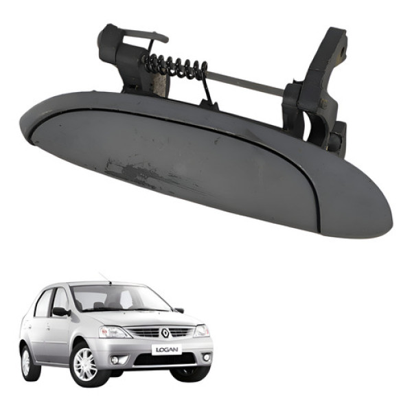 Macaneta Externa Traseira Esquerda Renault Logan 2009 Dianteira/traseira