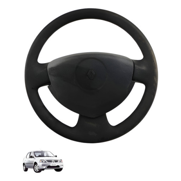Volante Direcao Renault Logan Expression 2010 2011
