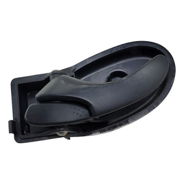Macaneta Interna Porta Traseira Esquerda Focus 2000 2008 Preto Traseira