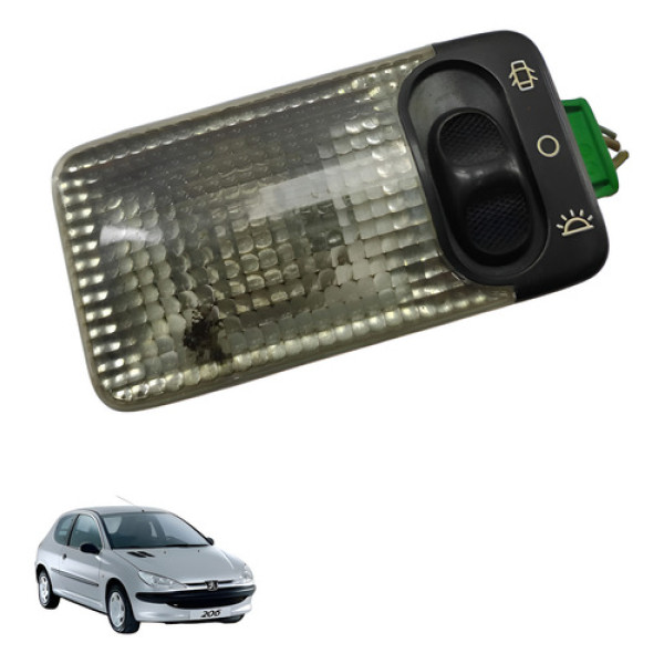 Luz Teto Cortesia Central Peugeot 206 1.0 16v 2006 2007