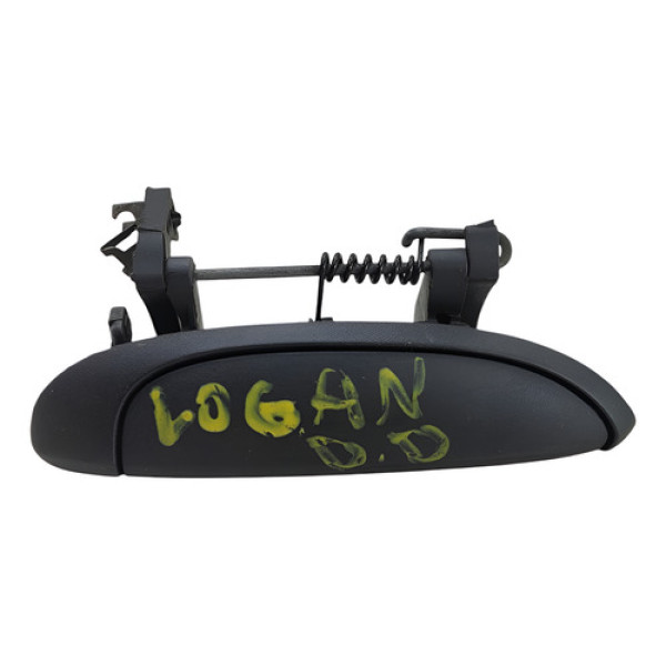 Macaneta Externa Traseira Direita Renault Scenic 2002 2003 Preto Traseira