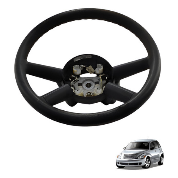 Volante Direcao Chrysler Pt Cruiser 2008 2009 Cinza