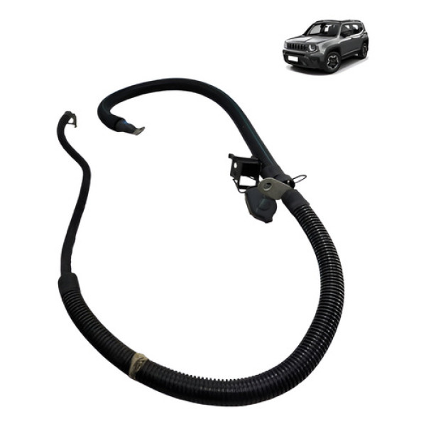 Tampa Acabamento Cabo Bateria Jeep Renegade 2015 2020 Preto